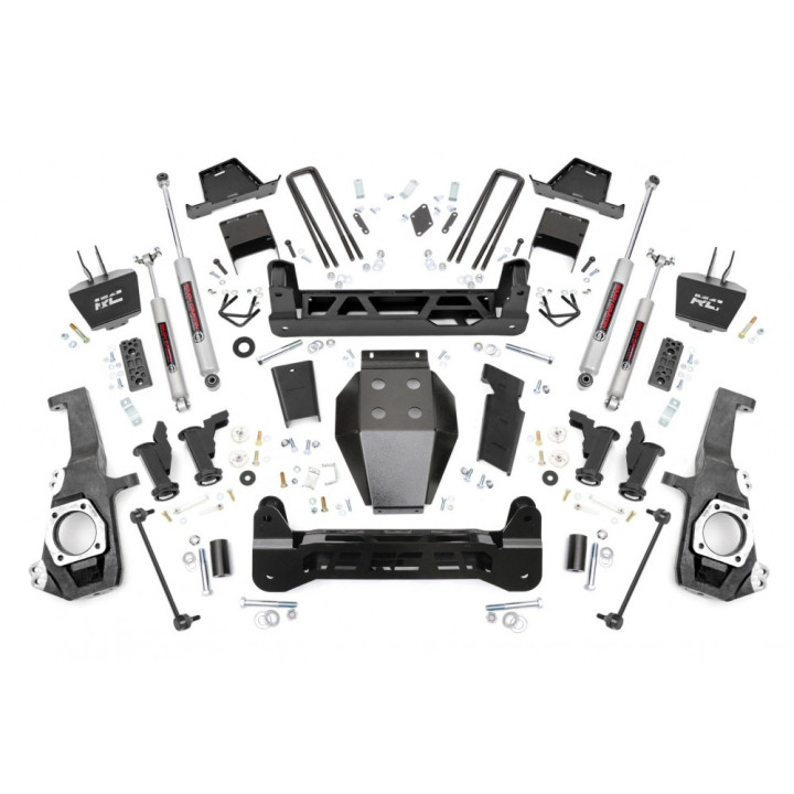 Lift Kit, Rough Country Lift 7 Inch, Chevrolet Silverado 2500 2020 - Present, GMC Sierra 2500 2019 - Present - EDK.ro