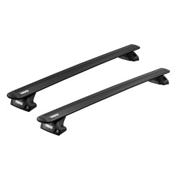 Roof Bars Thule Evo Flush Rail WingBar Evo Black Subaru Outback (IV) 5-Door Estate 2010 - 2014 - EDK.ro