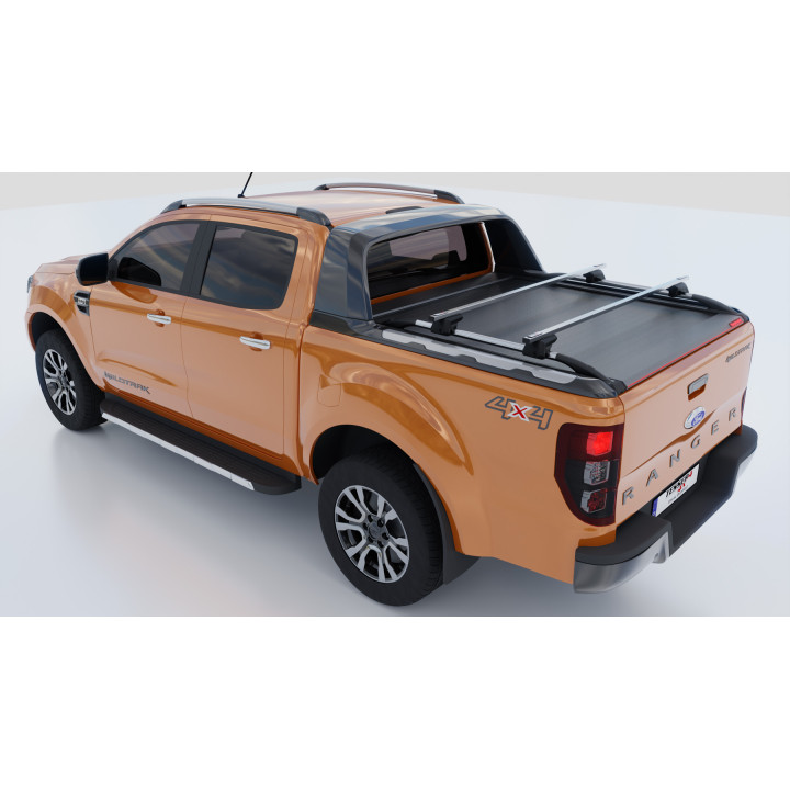 Spring Assisted Roll Top Tonneau Bed Cover, Tessera 4x4 Roll+, Ford Ranger Wildtrak Double Cab 2012 - 2022 - EDK.ro