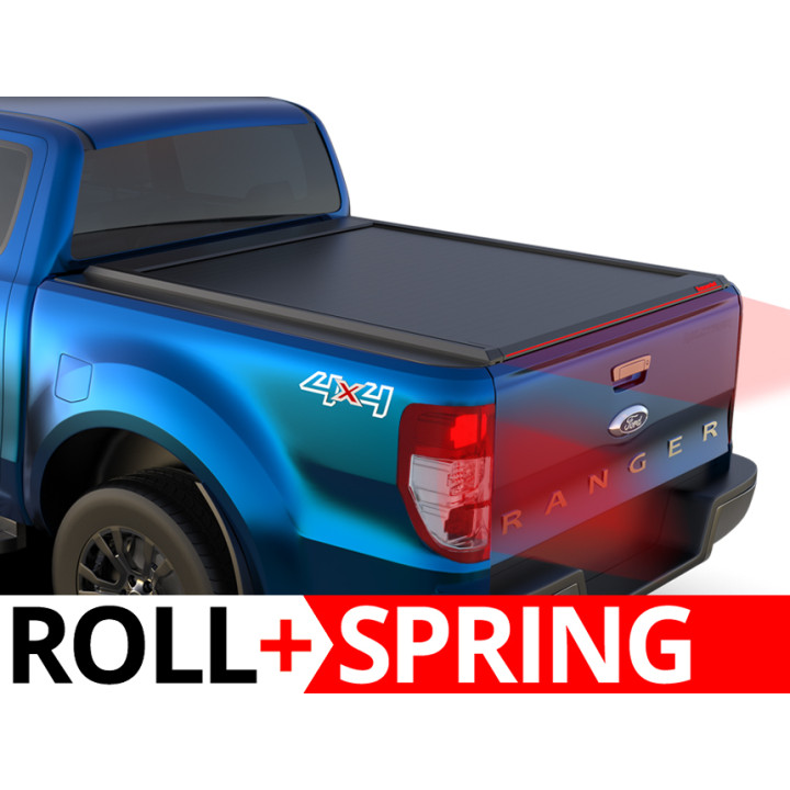 Închidere de Benă Tip Rulou Asistat, Tessera 4x4 Roll+, Ford Ranger XLT Cabină Dublă 2012 - 2022 - EDK.ro