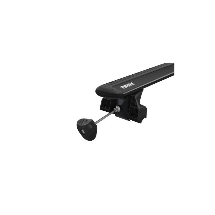 Roof Bars Thule Evo Flush Rail WingBar Evo Black Suzuki SX4 S-Cross 5-Door SUV 2014 - Present - EDK.ro