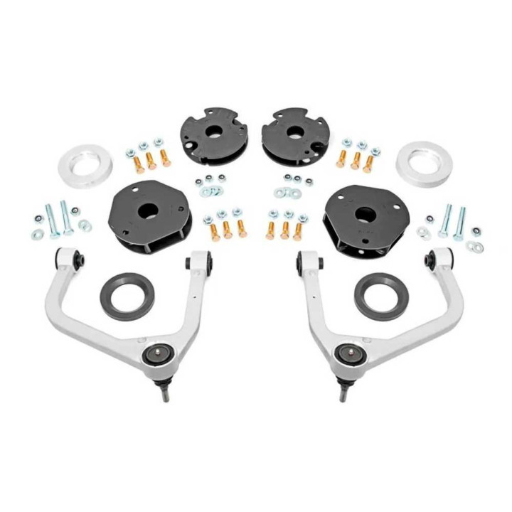 Suspension Lift Kit, Rough Country Lift 3.5 Inch, Chevrolet Suburban 2021 - 2024, Chevrolet Tahoe 2021 - 2024 - EDK.ro