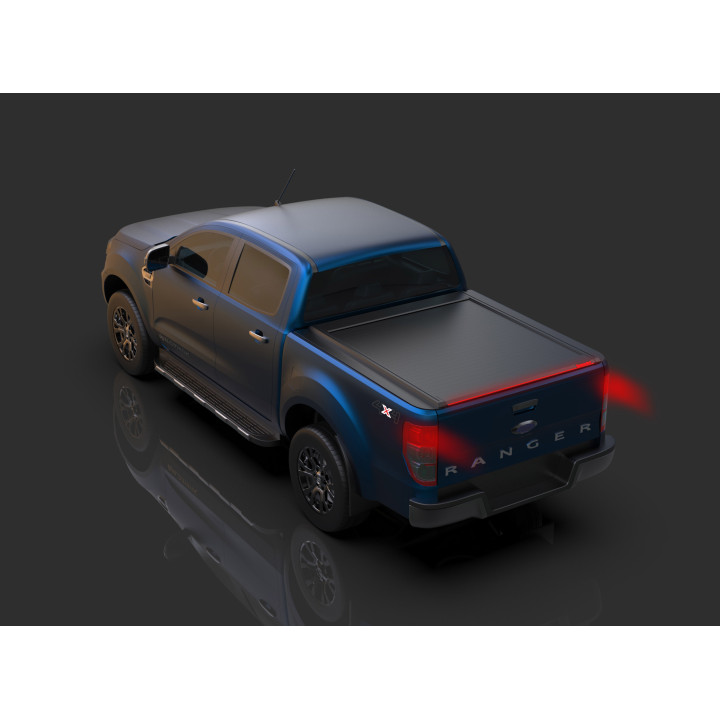 Spring Assisted Roll Top Tonneau Bed Cover, Tessera 4x4 Roll+, Ford Ranger XLT Double Cab 2012 - 2022 - EDK.ro