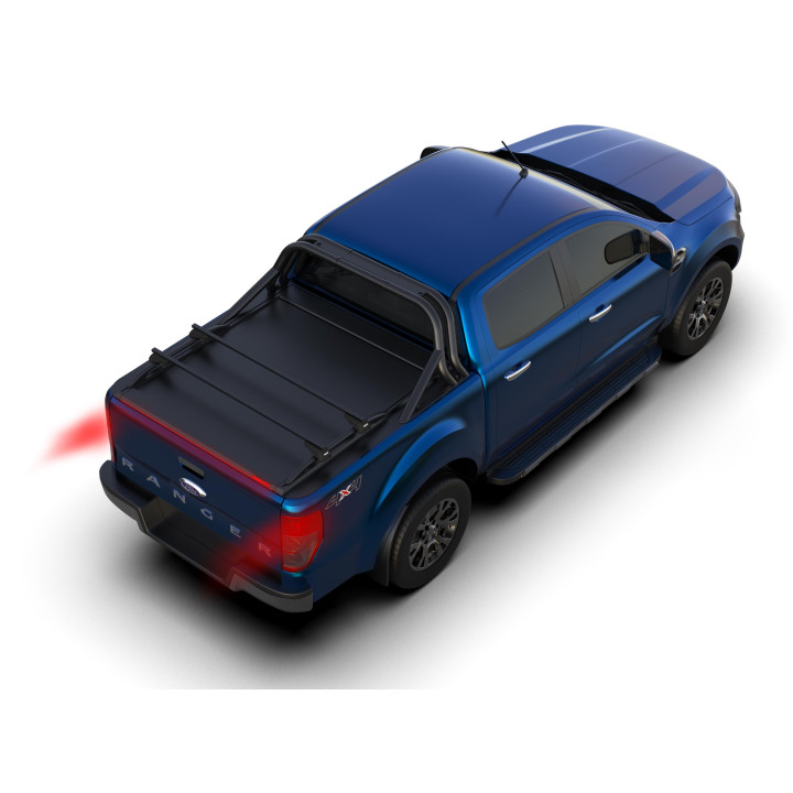 Spring Assisted Roll Top Tonneau Bed Cover, Tessera 4x4 Roll+, Ford Ranger XLT Double Cab 2012 - 2022 - EDK.ro