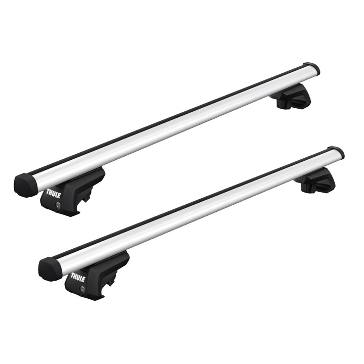 Bare transversale Thule Evo Raised Rail ProBar Argintiu Toyota RAV4 5 uși SUV 2013 - 2018 - EDK.ro