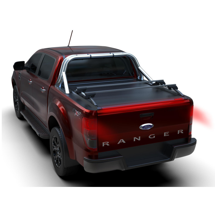 Spring Assisted Roll Top Tonneau Bed Cover, Tessera 4x4 Roll+, Ford Ranger XLT Double Cab 2012 - 2022 - EDK.ro