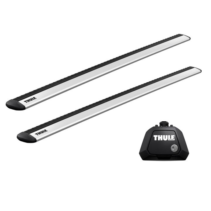 Bare transversale Thule Evo Raised Rail WingBar Evo Argintiu Volkswagen Tiguan Allspace 5 uși SUV 2018 - Prezent - EDK.ro