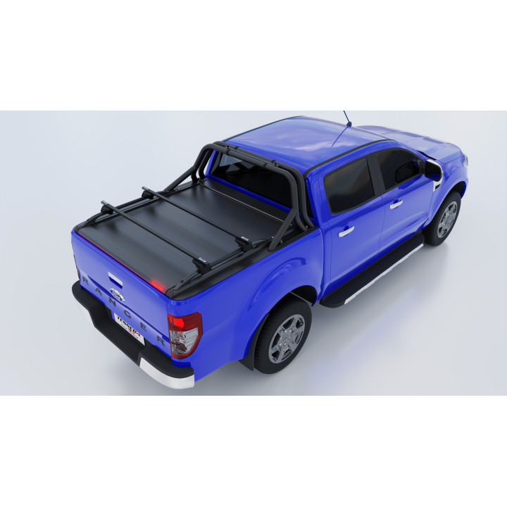 Spring Assisted Roll Top Tonneau Bed Cover, Tessera 4x4 Roll+, Ford Ranger XLT Double Cab 2012 - 2022 - EDK.ro