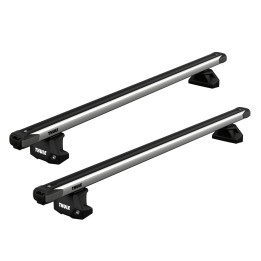 Bare transversale Thule Evo Fixpoint SlideBar Argintiu Citroën Berlingo 4 uși Van 2008 - 2018 - EDK.ro
