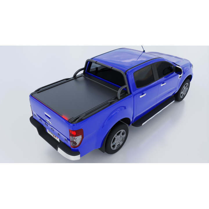 Spring Assisted Roll Top Tonneau Bed Cover, Tessera 4x4 Roll+, Ford Ranger XLT Double Cab 2012 - 2022 - EDK.ro