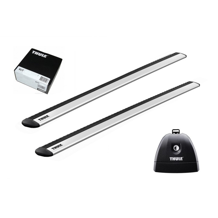 Bare transversale Thule Rapid System WingBar Evo Argintiu Citroën Berlingo 4 uși Van 2008 - 2018 - EDK.ro
