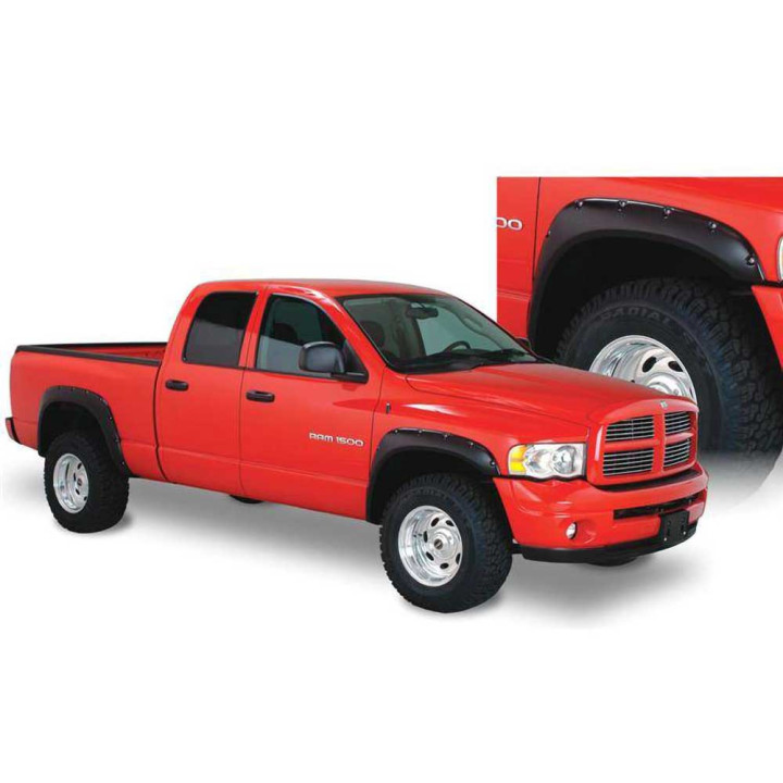 Front and Rear Fender Flares, Husky Liners Pocket Style long bed, Dodge RAM 1500 / 2500 / 3500 2002 - 2009 - EDK.ro