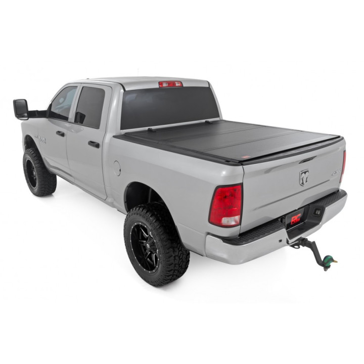 Lid Tonneau Bed Cover, Rough Country Tri-Fold, Dodge RAM 1500 / 2500 / 3500 Bed Length 6.4 Feet 2009 - Present - EDK.ro