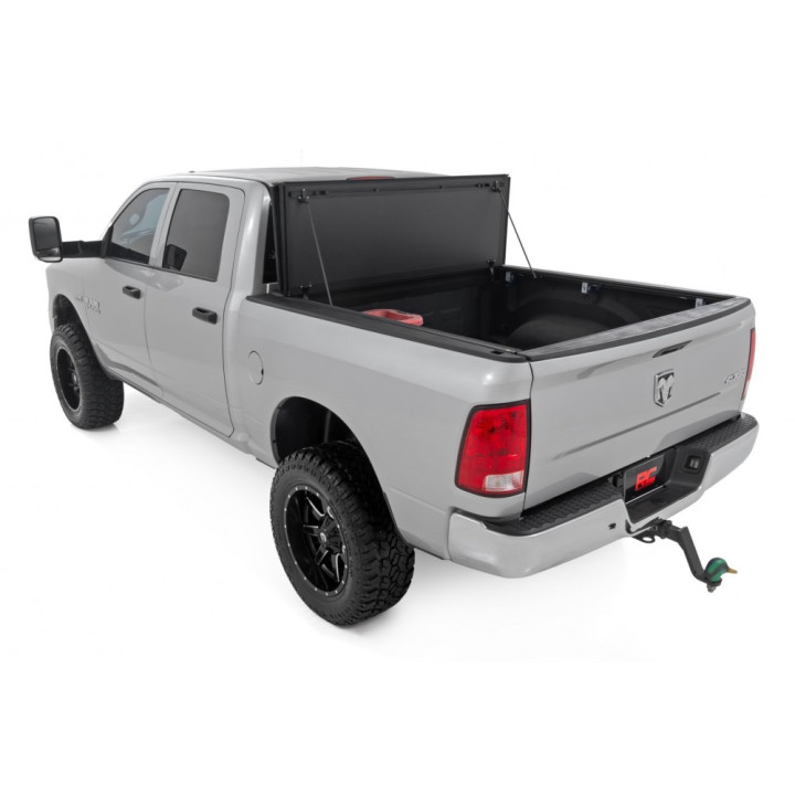 Lid Tonneau Bed Cover, Rough Country Tri-Fold, Dodge RAM 1500 / 2500 / 3500 Bed Length 6.4 Feet 2009 - Present - EDK.ro