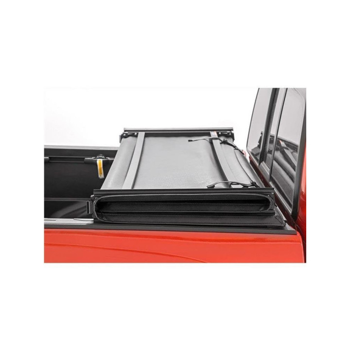 Soft Top Tonneau Bed Cover, Rough Country Roll, Dodge RAM 1500 / 2500 / 3500 Bed Length 5.7 Feet 2009 - Present - EDK.ro