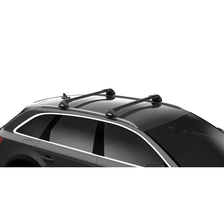 Roof Bars Thule Evo Flush Rail WingBar Edge Black Ford Transit Connect 4-Door Van 2014 - 2022 - EDK.ro