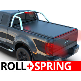 Spring Assisted Roll Top Tonneau Bed Cover, Tessera 4x4 Roll+, Ford Ranger Limited Extra Cab 2012 - 2022 - EDK.ro