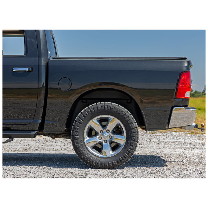 Garnituri Interioare pentru Aripile Roților Spate, Rough Country, Dodge RAM 1500 / 2500 / 3500 2009 - Prezent - EDK.ro