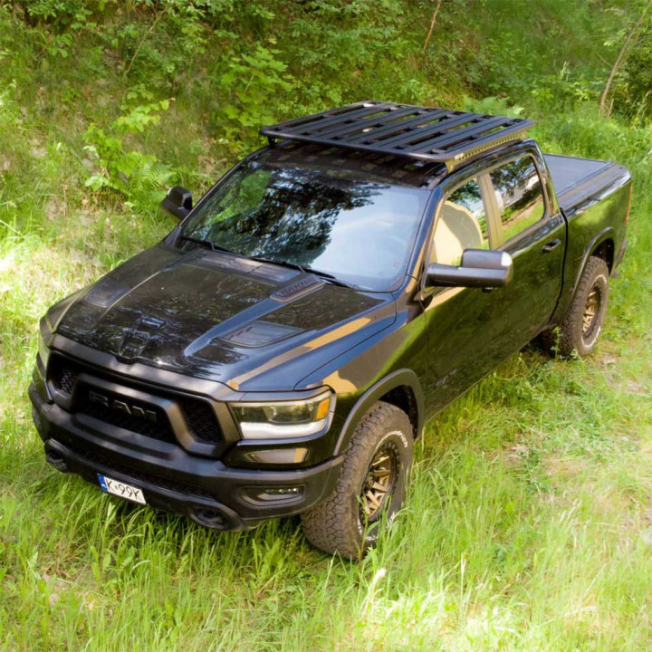 Portbagaj de Plafon cu Suporturi de Montare 160x142 5 cm, OFD, Dodge RAM 1500 / 2500 / 3500 2009 - Prezent, Ford F-150 2015 - 20