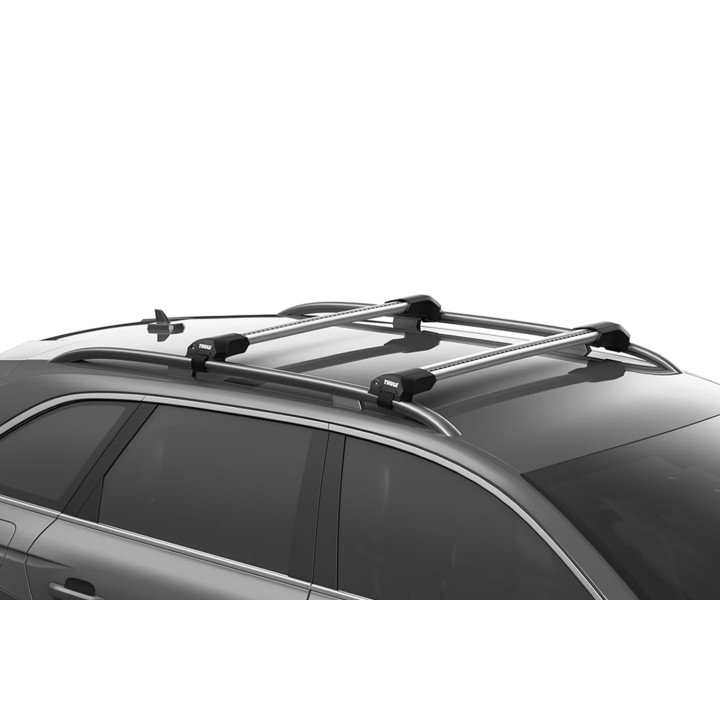 Bare transversale Thule Edge Raised Rail WingBar Edge Argintiu Mercedes-Benz Vito 5 uși Bus 2004 - 2014 - EDK.ro
