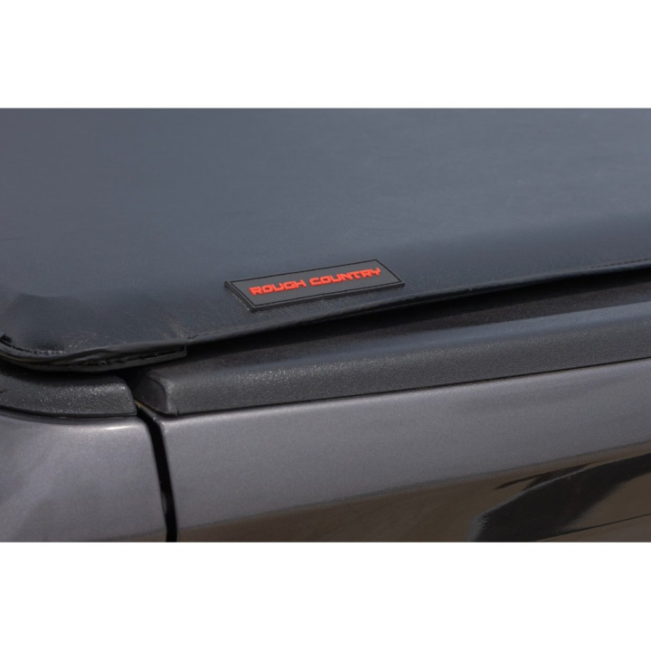 Soft Top Tonneau Bed Cover, Rough Country Roll, Dodge RAM 1500 / 2500 Bed Length 5.7 Feet 2009 - Present - EDK.ro