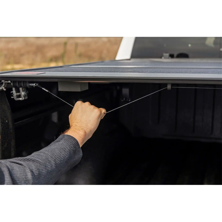 Lid Tonneau Bed Cover, Rough Country Tri-Fold, Dodge RAM 1500 / RAM 2500 Bed Length 6.4 Feet 2019 - Present - EDK.ro