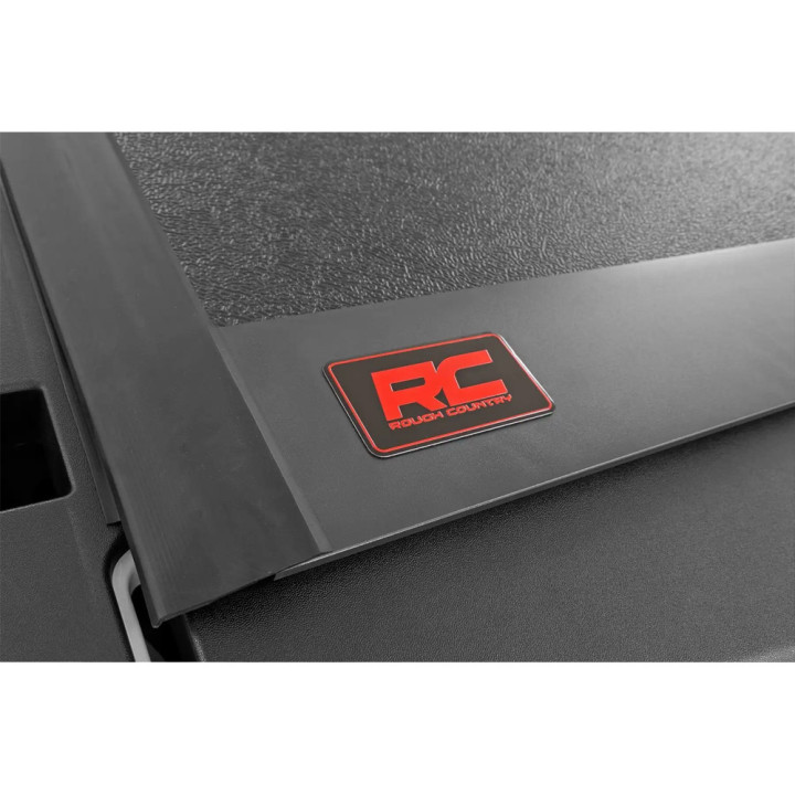 Lid Tonneau Bed Cover, Rough Country Tri-Fold, Dodge RAM 1500 / RAM 2500 Bed Length 6.4 Feet 2019 - Present - EDK.ro