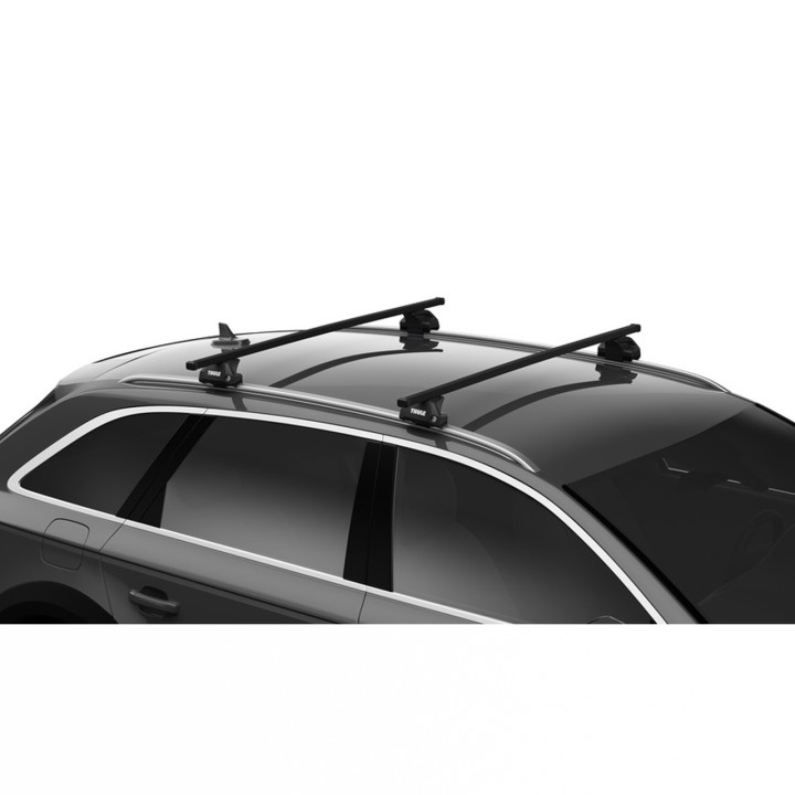 Bare transversale Thule Evo Fixpoint SquareBar Negru Opel Combo Life 5 uși MPV 2019 - Prezent - EDK.ro