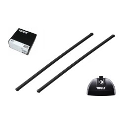 Bare transversale Thule Rapid System SquareBar Negru Opel Combo Life 5 uși MPV 2019 - Prezent - EDK.ro