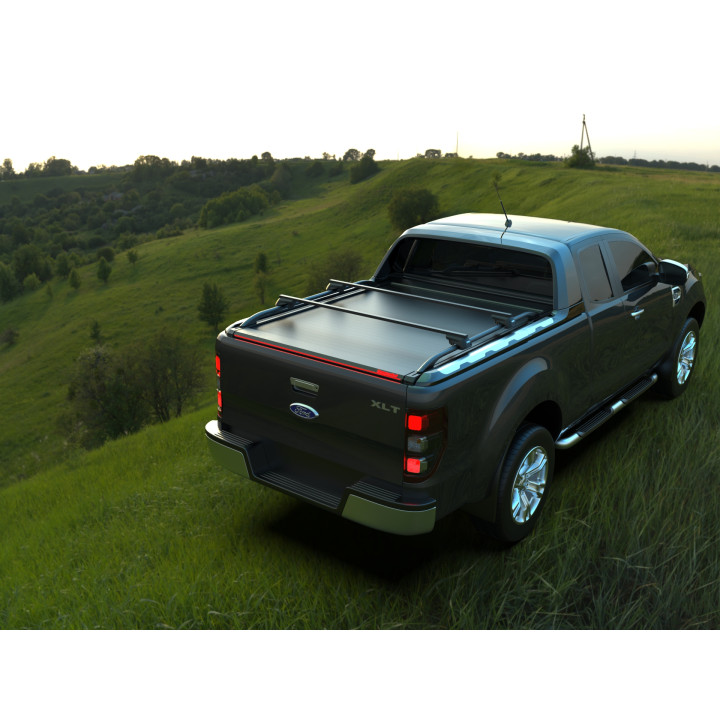 Spring Assisted Roll Top Tonneau Bed Cover, Tessera 4x4 Roll+, Ford Ranger Wildtrak Extra Cab 2012 - 2022 - EDK.ro