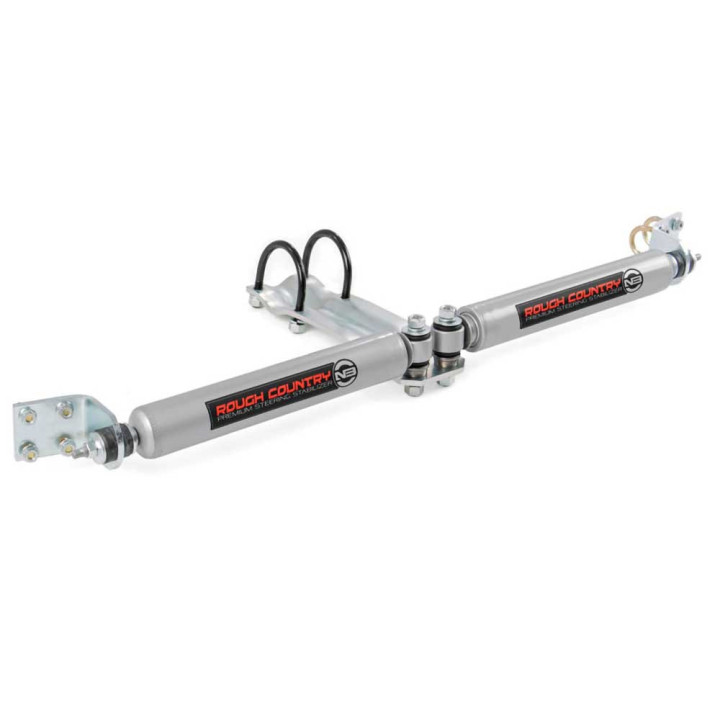 Dual Steering Stabilizer, Rough Country N3 Premium Lift 2-8 Inch, Dodge RAM 1500 1993 - 2001 - EDK.ro