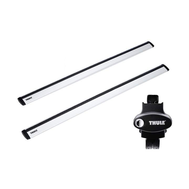 Bare transversale Thule Rapid System WingBar Evo Argintiu Peugeot Partner 4 uși Van 2019 - Prezent - EDK.ro
