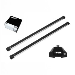 Roof Bars Thule Evo Fixpoint SlideBar Silver Toyota Hiace 4-Door Van 1996 - 2006 - EDK.ro