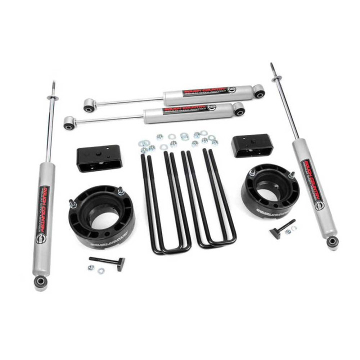 Suspension Lift Kit, Rough Country Lift 2.5 Inch, Dodge RAM 1500 1993 - 2001 - EDK.ro