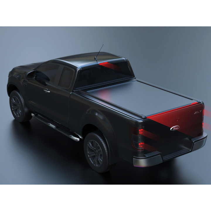 Spring Assisted Roll Top Tonneau Bed Cover, Tessera 4x4 Roll+, Ford Ranger XLT Extra Cab 2012 - 2022 - EDK.ro