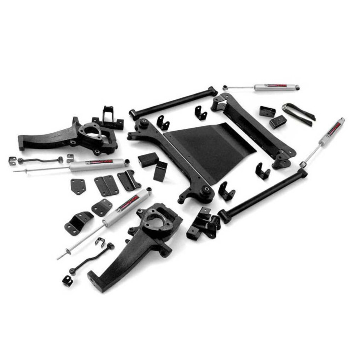 Suspension Lift Kit, Rough Country Lift 5 Inch, Dodge RAM 1500 2002 - 2008 - EDK.ro
