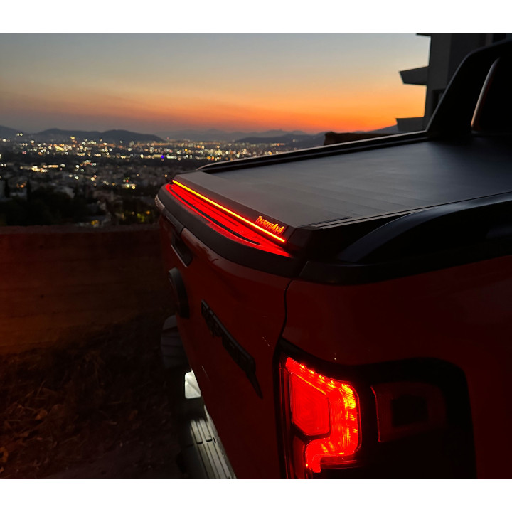 Spring Assisted Roll Top Tonneau Bed Cover, Tessera 4x4 Roll+, Ford Ranger Wildtrak Double Cab 2023 - Present - EDK.ro