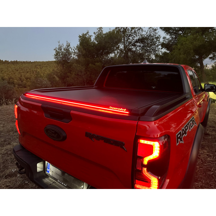 Spring Assisted Roll Top Tonneau Bed Cover, Tessera 4x4 Roll+, Ford Ranger Wildtrak Double Cab 2023 - Present - EDK.ro