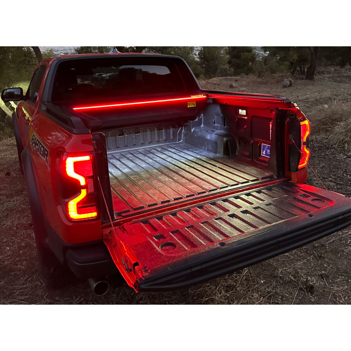 Spring Assisted Roll Top Tonneau Bed Cover, Tessera 4x4 Roll+, Ford Ranger Wildtrak Double Cab 2023 - Present - EDK.ro