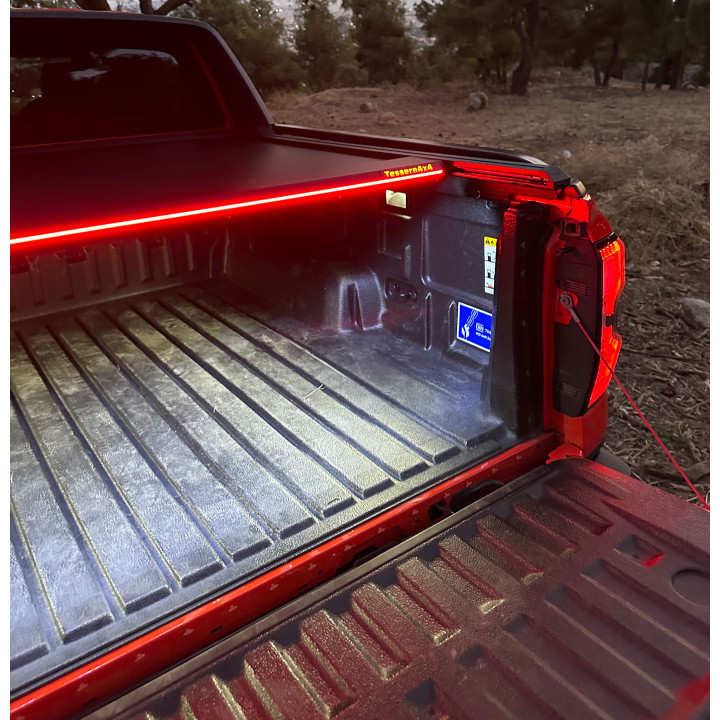 Spring Assisted Roll Top Tonneau Bed Cover, Tessera 4x4 Roll+, Ford Ranger Wildtrak Double Cab 2023 - Present - EDK.ro