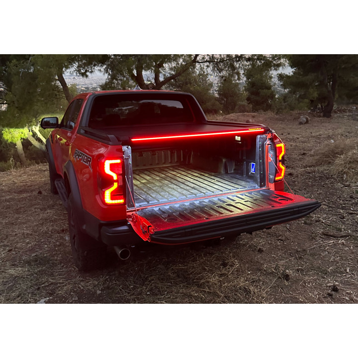 Spring Assisted Roll Top Tonneau Bed Cover, Tessera 4x4 Roll+, Ford Ranger Wildtrak Double Cab 2023 - Present - EDK.ro
