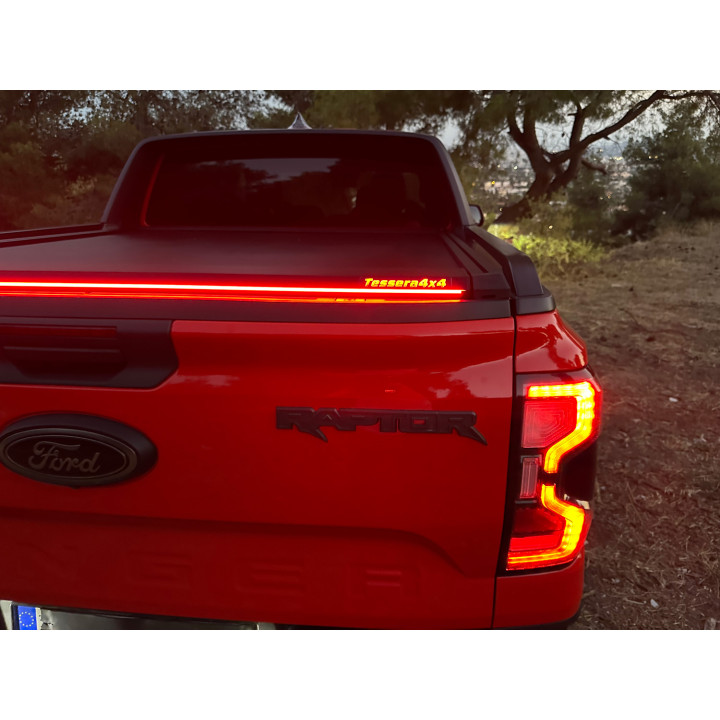 Spring Assisted Roll Top Tonneau Bed Cover, Tessera 4x4 Roll+, Ford Ranger Wildtrak Double Cab 2023 - Present - EDK.ro