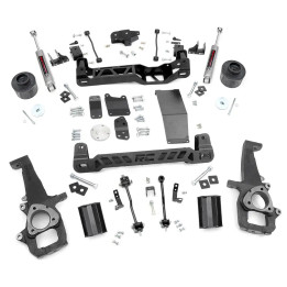 Kit Suspensie de Ridicare cu Amortizoare N3, Rough Country Lift 6 Inch, Dodge RAM 1500 2009 - 2019 - EDK.ro
