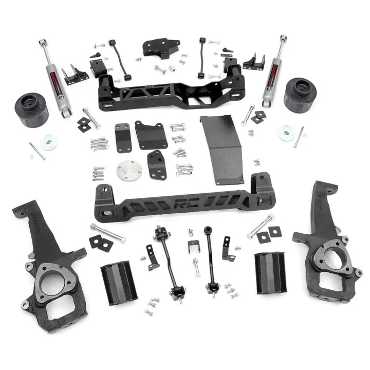 Kit Suspensie de Ridicare cu Amortizoare N3, Rough Country Lift 6 Inch, Dodge RAM 1500 2009 - 2019 - EDK.ro