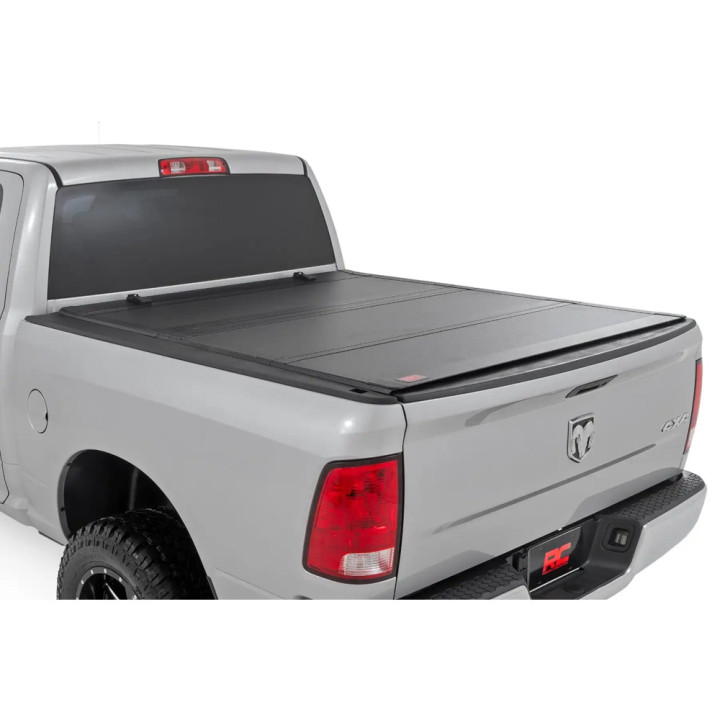 Lid Tonneau Bed Cover, Rough Country Tri-Fold, Dodge RAM 1500 Bed Length 5.7 Feet 2009 - Present - EDK.ro