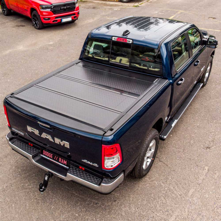 Lid Tonneau Bed Cover, OFD Tri-Fold, Dodge RAM 1500 2009 - Present - EDK.ro