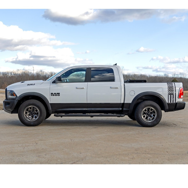 Lid Tonneau Bed Cover, Rough Country Tri-Fold, Chevrolet Colorado / GMC Canyon Bed Length 5.7 Feet 2014 - 2096 - EDK.ro