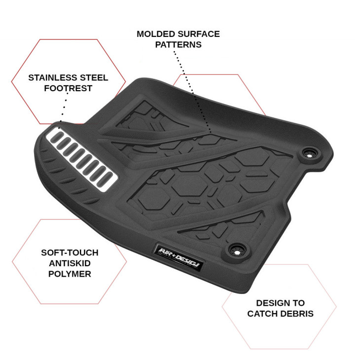 Covorașe Față și Spate, Air Design Crew Cab, Dodge RAM 1500 2009 - Prezent - EDK.ro