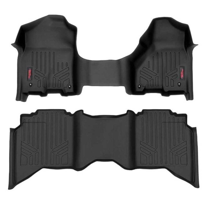 Covorașe Față și Spate pe Consolă pe Jumătate de Lungime pentru Modelele, Rough Country Crew/Mega Cab, Dodge RAM 1500 2009 - Pre
