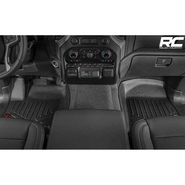 Covorașe Față și Spate pe Consolă pe Jumătate de Lungime pentru Modelele, Rough Country Crew/Mega Cab, Dodge RAM 1500 2009 - Pre